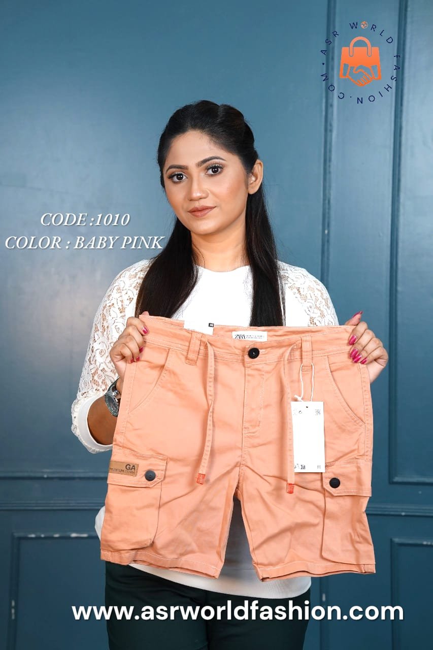 Kids Premium Shorts (Baby Pink)_Code-2010